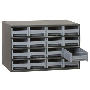 Akro-Mils® 19-Series Heavy-Duty Steel Storage Cabinet, 16 Drawer (Drawer Dimensions: 2 1/8